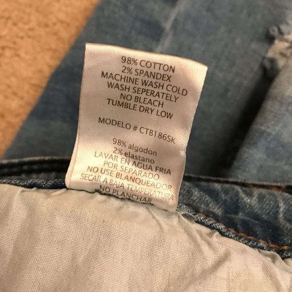 Black Label C’est Toi Distressed Demin Skirt - Picture 16 of 16